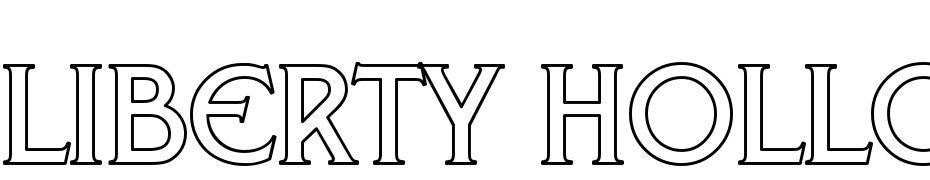 Liberty Hollow Font Download Free